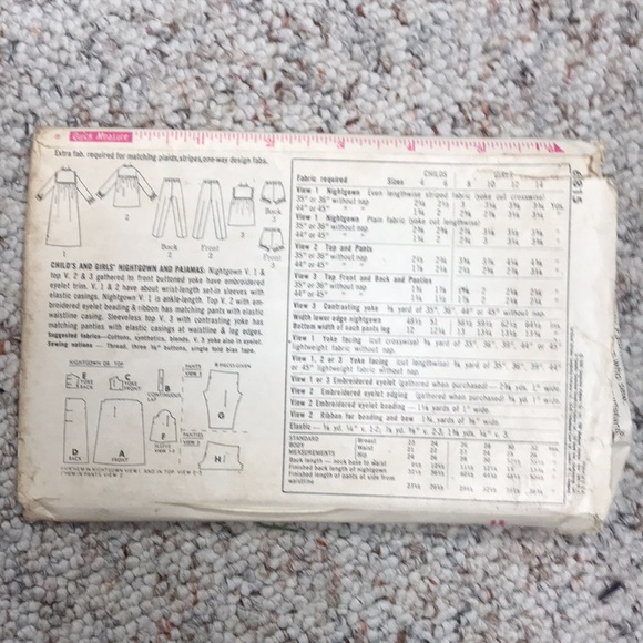 Vintage kids sewing patterns - Picture 11 of 11